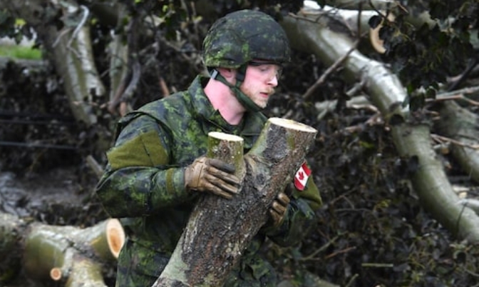 前加拿大安全顾问称军人的首要任务不是救灾