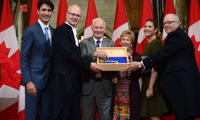加拿大总督戴维·约翰斯顿任职到期，隆重卸任，感言睿智