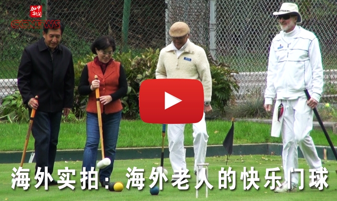 海外拍客：华裔老人热衷门球运动