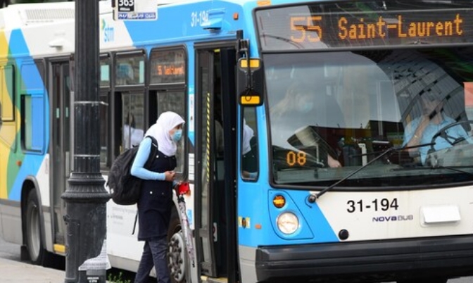 安大略省周六开始乘公交车将不再必须戴口罩