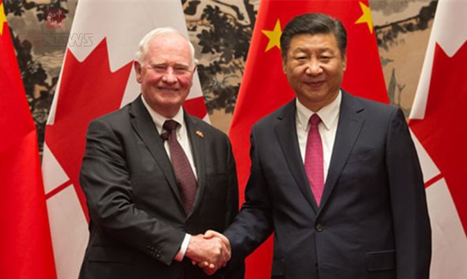 加拿大总督结束5天对中国国事访问